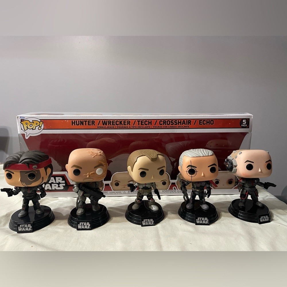 Funko Pop 
Star Wars 
Bad Batch 
5 Pack